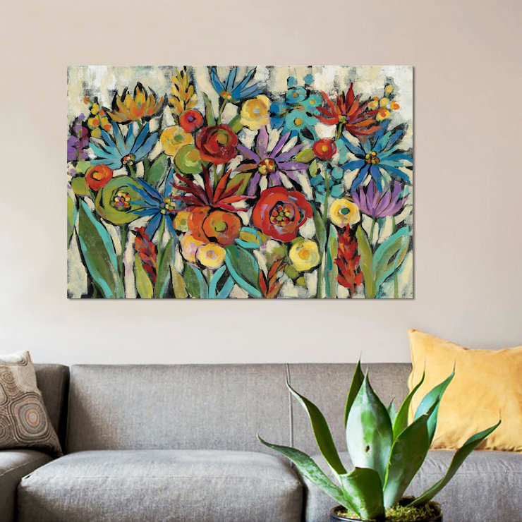 Bless international Confetti Floral I by Silvia Vassileva Unframed